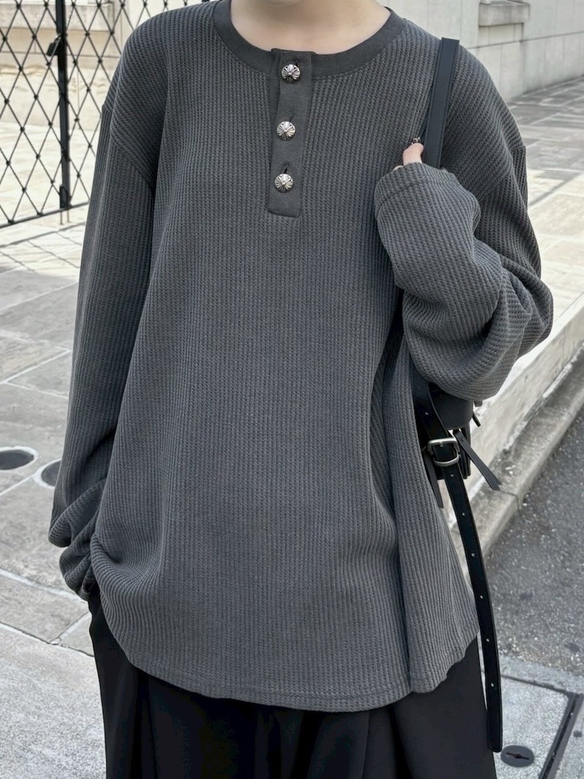 nmtc +】henryneck long sleeve / 【ヘンリーネックロンティ】ヘンリー