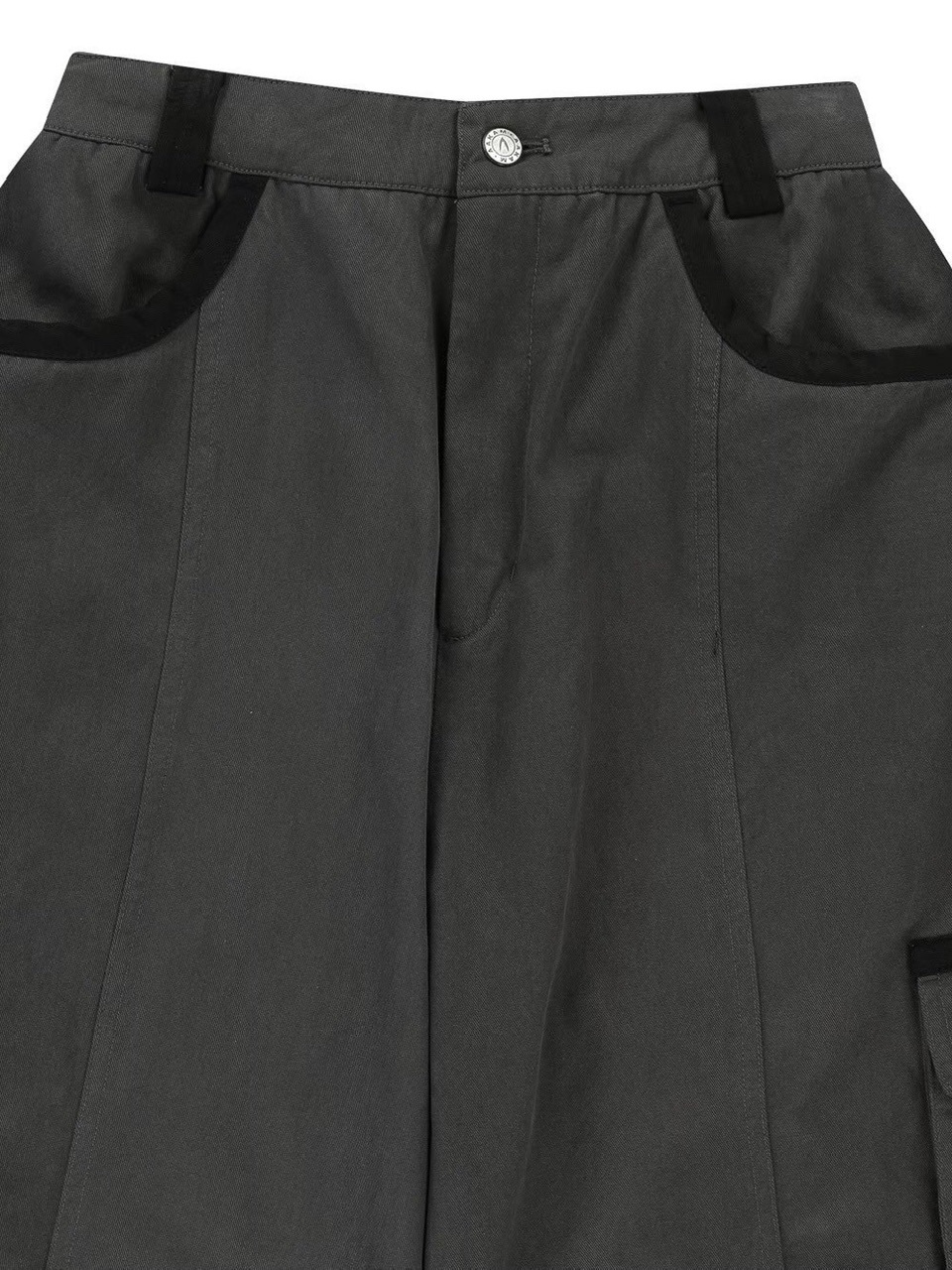 AAKAM】Knee Pin-tuck Contrast Cargo Pants | OUR BRAND,AAKAM