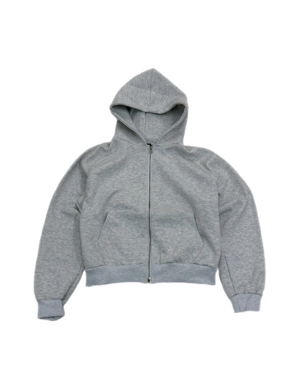 受注制【Chikashitsu +】heavy weight cotton cropped hoodie / 【チカシツプラス】ヘビーウェイトコットンクロップドパーカー (3color)