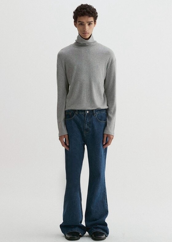 【DNSR】Knitted Turtleneck Long Sleeve