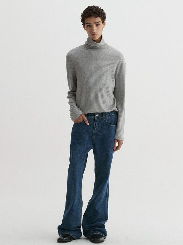 【DNSR】Knitted Turtleneck Long Sleeve