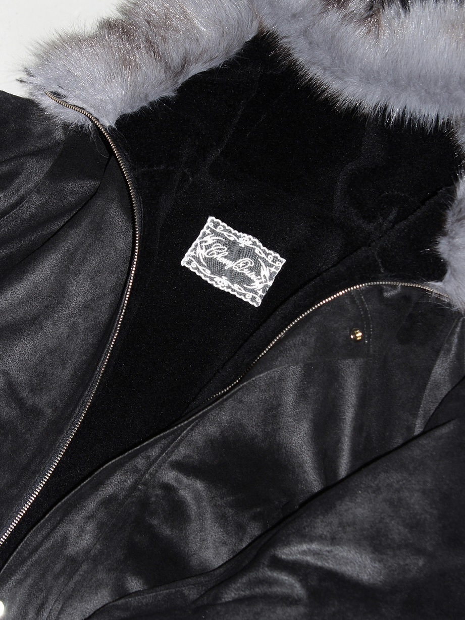 CHERRYQUIRI】suade fur hoodie jumper | OUR BRAND,CHERRYQUIRI