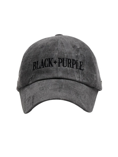 BLACK PURPLE】Vortex side eyelet cap | OUR BRAND,BLACK