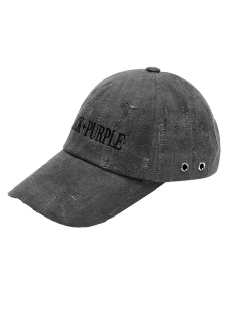 ★BLACK PURPLE★送料込★韓国★大人気★Vortex side eyelet cap BLACK PURPLE】Vortex side eyelet cap | OUR BRAND,BLACK