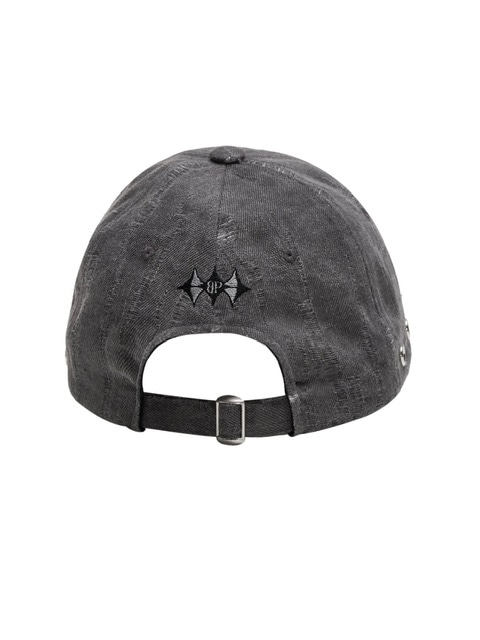 BLACK PURPLE】Vortex side eyelet cap | OUR BRAND,BLACK
