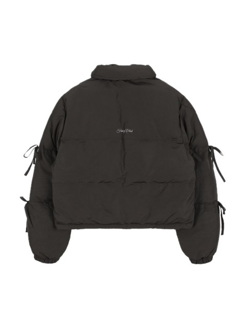 【FANCYCLUB】RIBBON COLLAR SHORT PUFFER / 追跡付 FANCY CLUB】RIBBON COLLAR SHORT PUFFER | OUR BRAND,FANCY