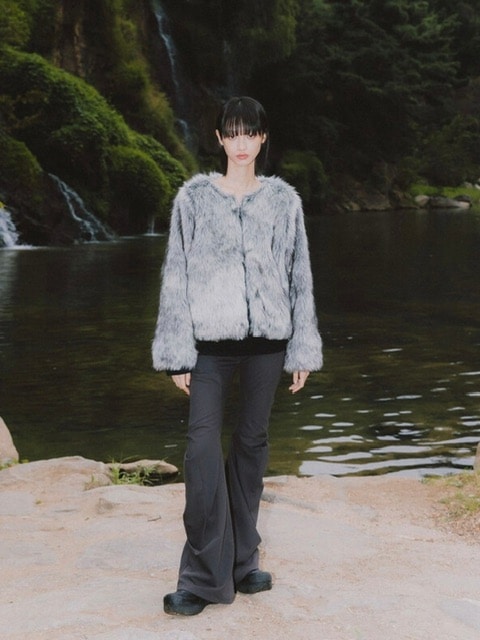 FLAREUP】Asymmetrical Drape Pants | OUR BRAND,FLAREUP