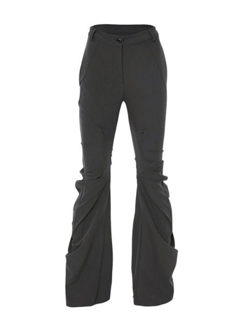 【FLAREUP】Asymmetrical Drape Pants / 【フレアアップ】アシンメトリードレープパンツ