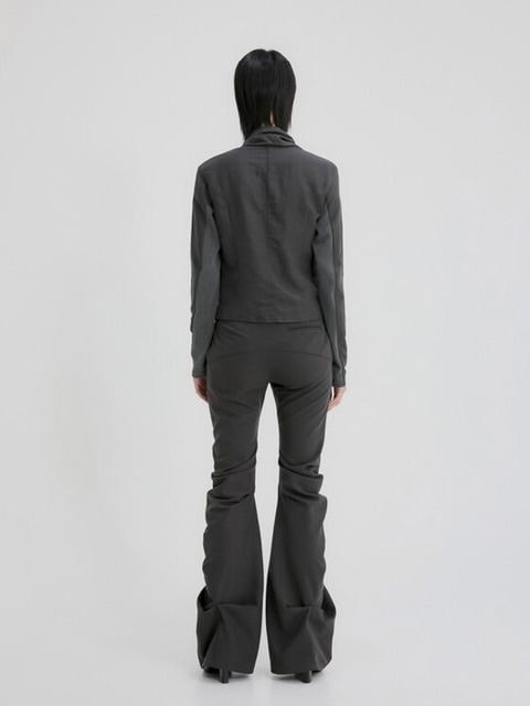 FLAREUP】Asymmetrical Drape Pants | OUR BRAND,FLAREUP