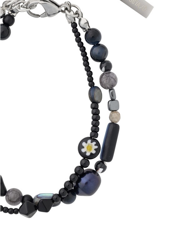 【AJO AJOBYAJO】25SS★ Black Light Beads Layered Bracelet AJOBYAJO】Black Light Beads Layered Bracelet | OUR BRAND