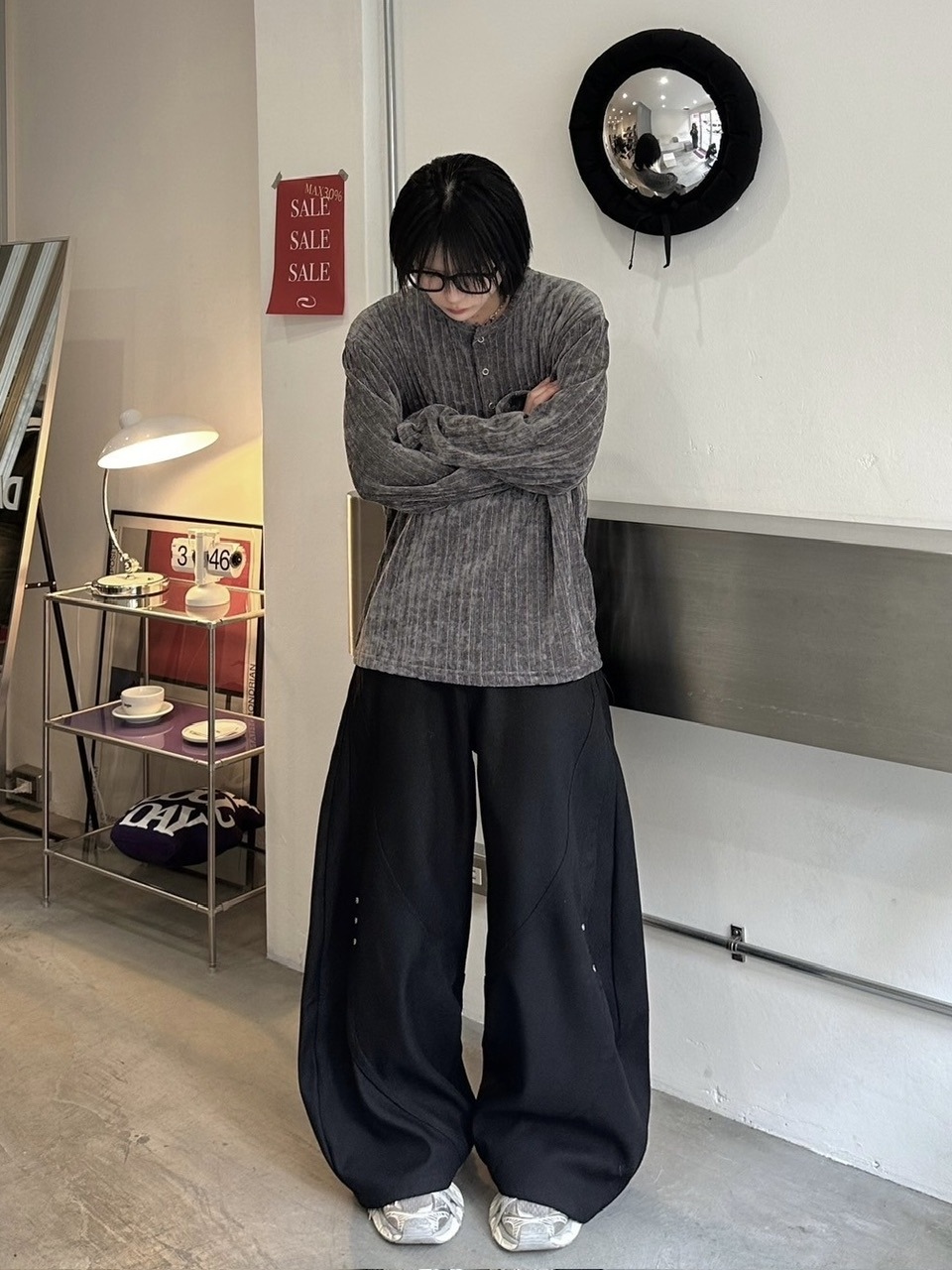 【YOURNUS】Moed Rivet Balloon Pants YOURNUS (ユアノス) - モエリベットバルーンパンツ / Moed Rivet