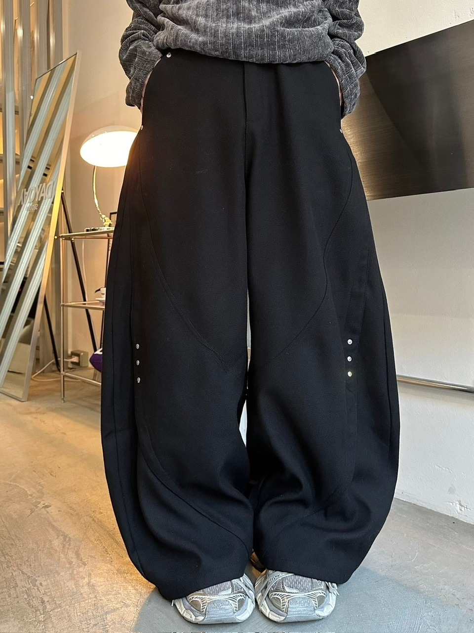 受注制【LUV CODE】rivet balloon pants | OUR BRAND,LUV CODE