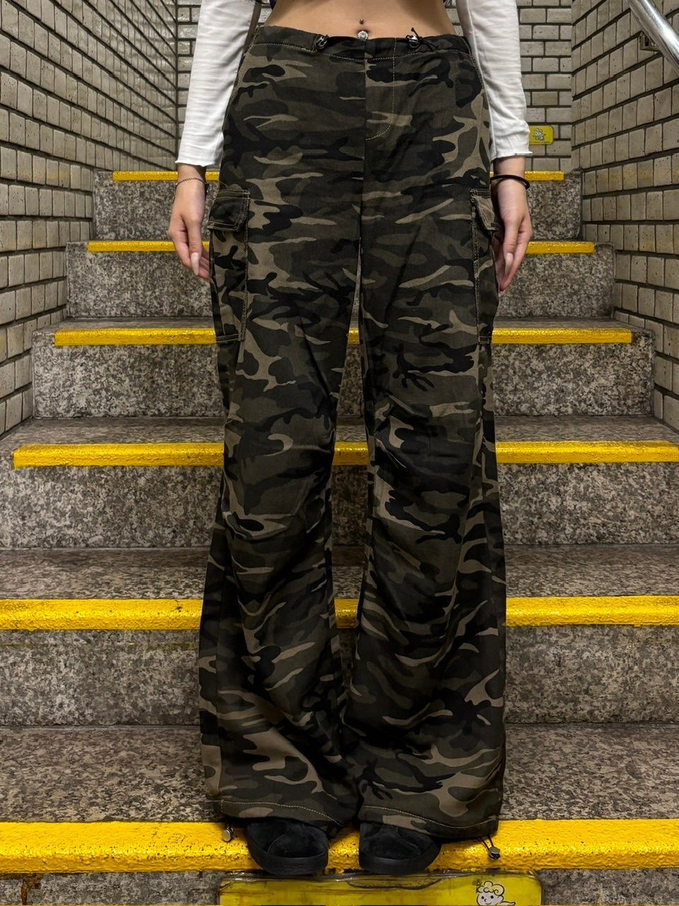 受注制【oaks】camo cargo wide pants | OUR BRAND,OaKS,PANTS