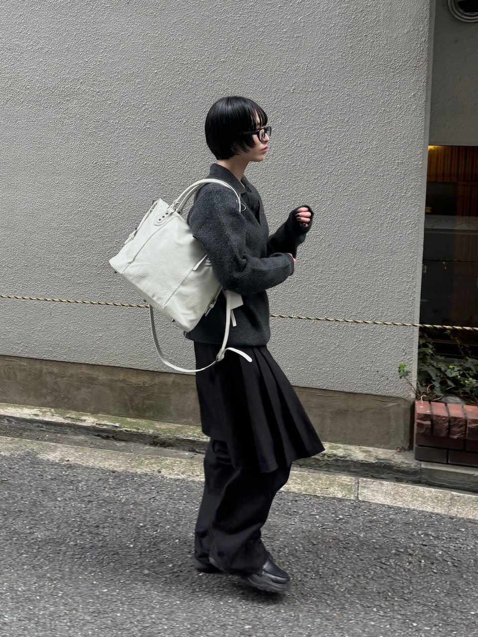 受注制【Chikashitsu +】wool touch lib knit polo (4color