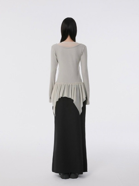 FLAREUP】Layered Lace Frill Long Sleeve | OUR BRAND,FLAREUP