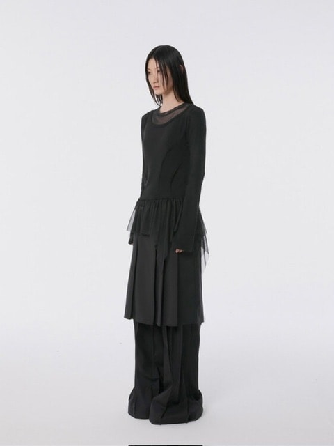 FLAREUP】Layered Lace Frill Long Sleeve | OUR BRAND,FLAREUP