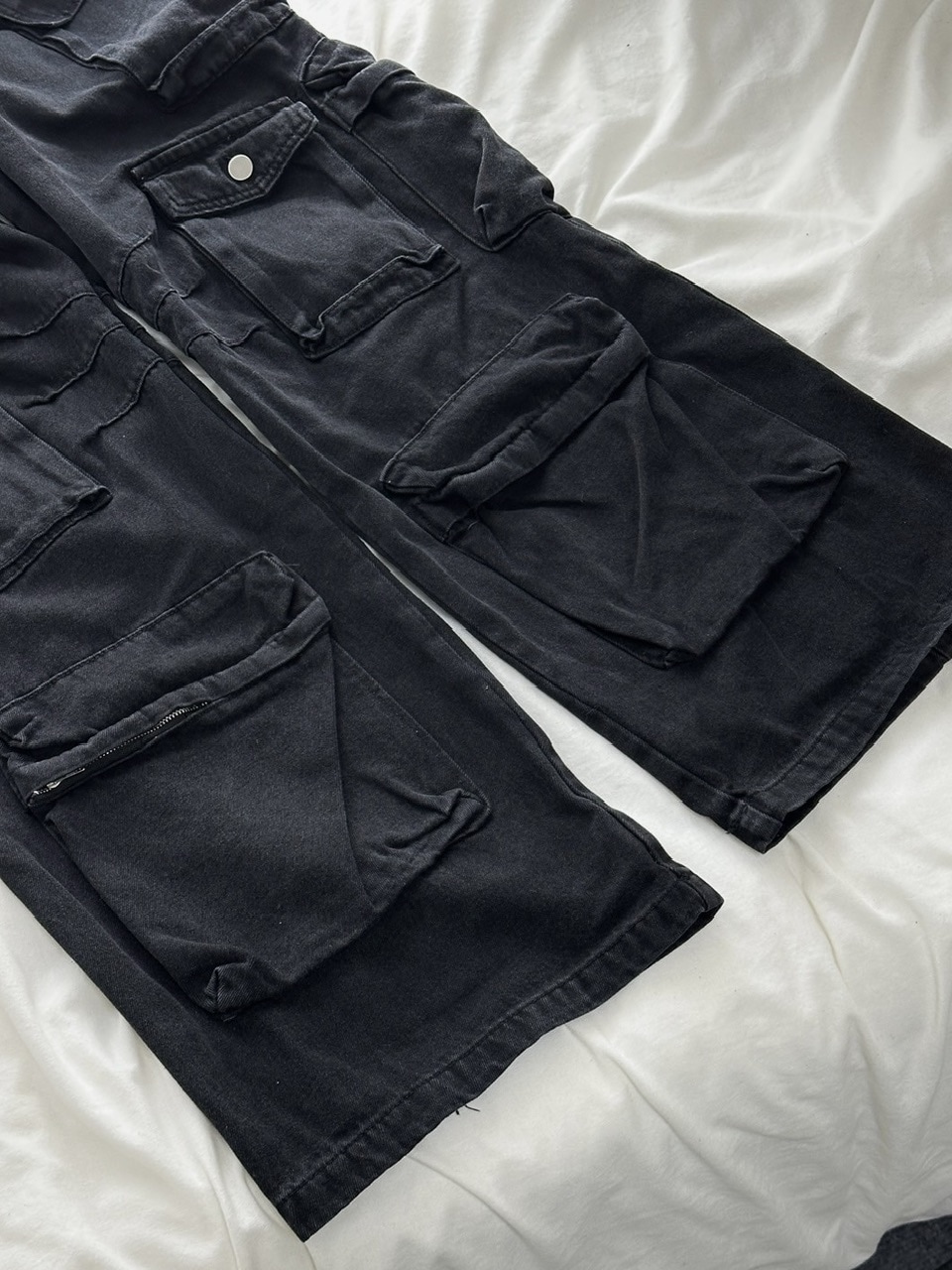 受注制【LUV CODE】pocket denim cargo pants | OUR BRAND,LUV CODE