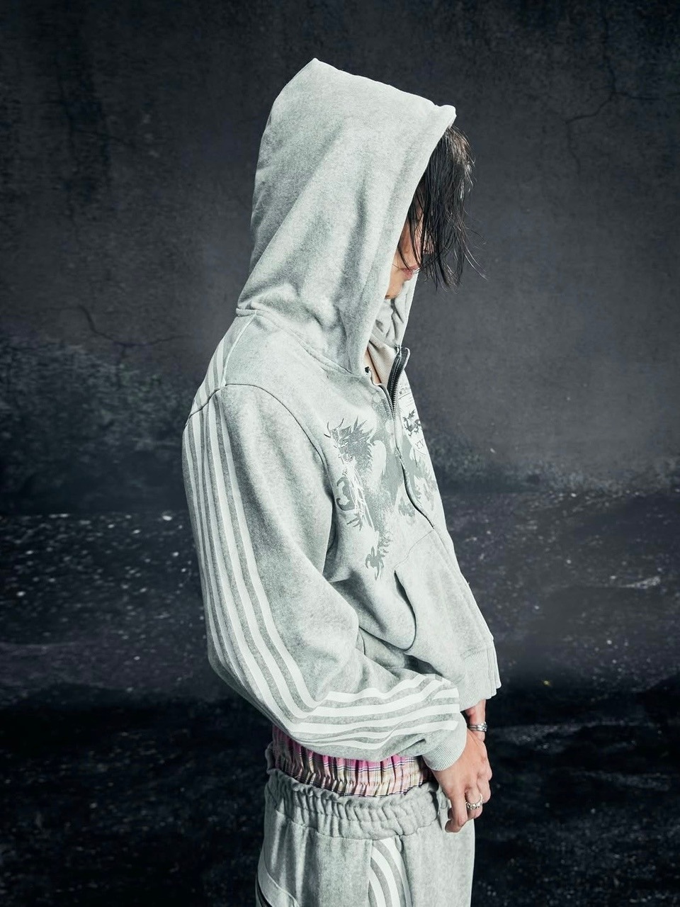 12/8 21:00再販【Cozy world Wide】ROYAL KNIGHT CLUB WAXED - HOODZIP