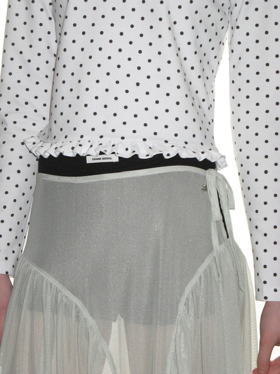 CRANK】SHEER FRILL LAYERED SKIRT | OUR BRAND,CRANK | PRESSING WEB SHOP