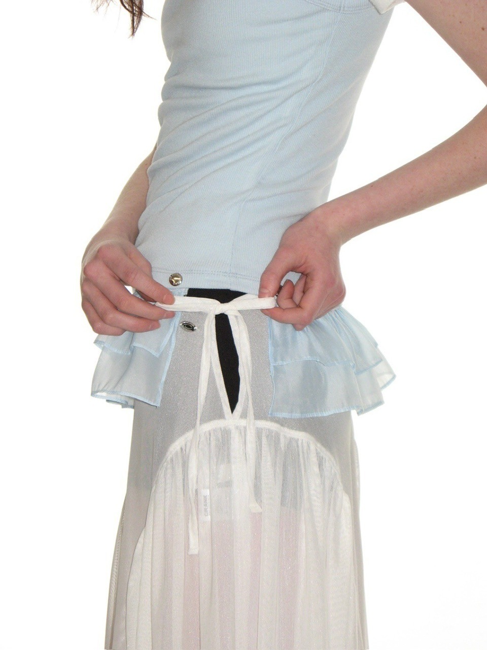 スカート CRANK Frill pleated midi skirt MUSINSA公式 | CRANK Frill pleated midi skirt_dark navy