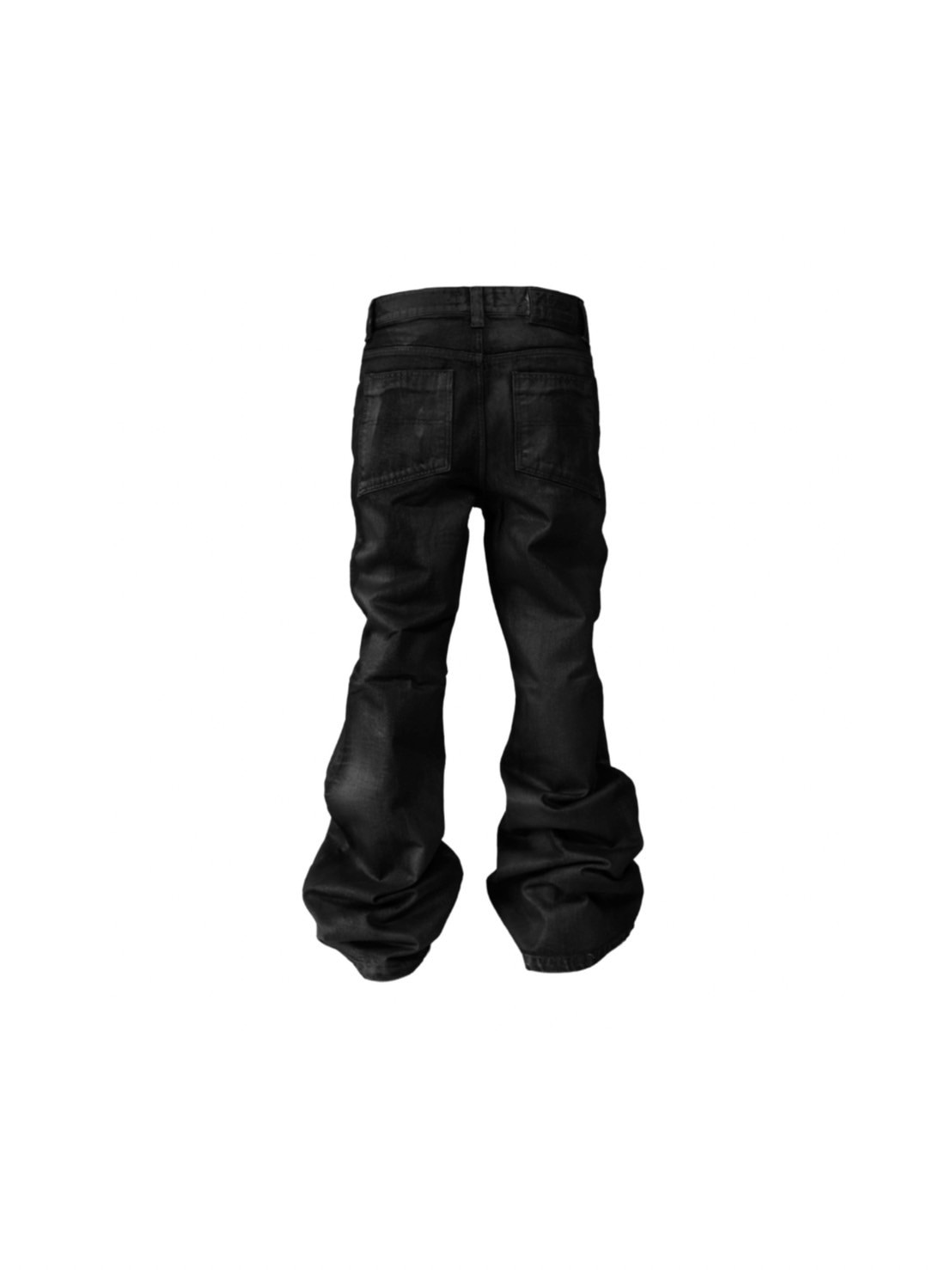 デニム・ジーパン Shirring bootscut pants BLACK IFEELLUCKY】Denim Bootscut pants / 【アイフィールラッキー