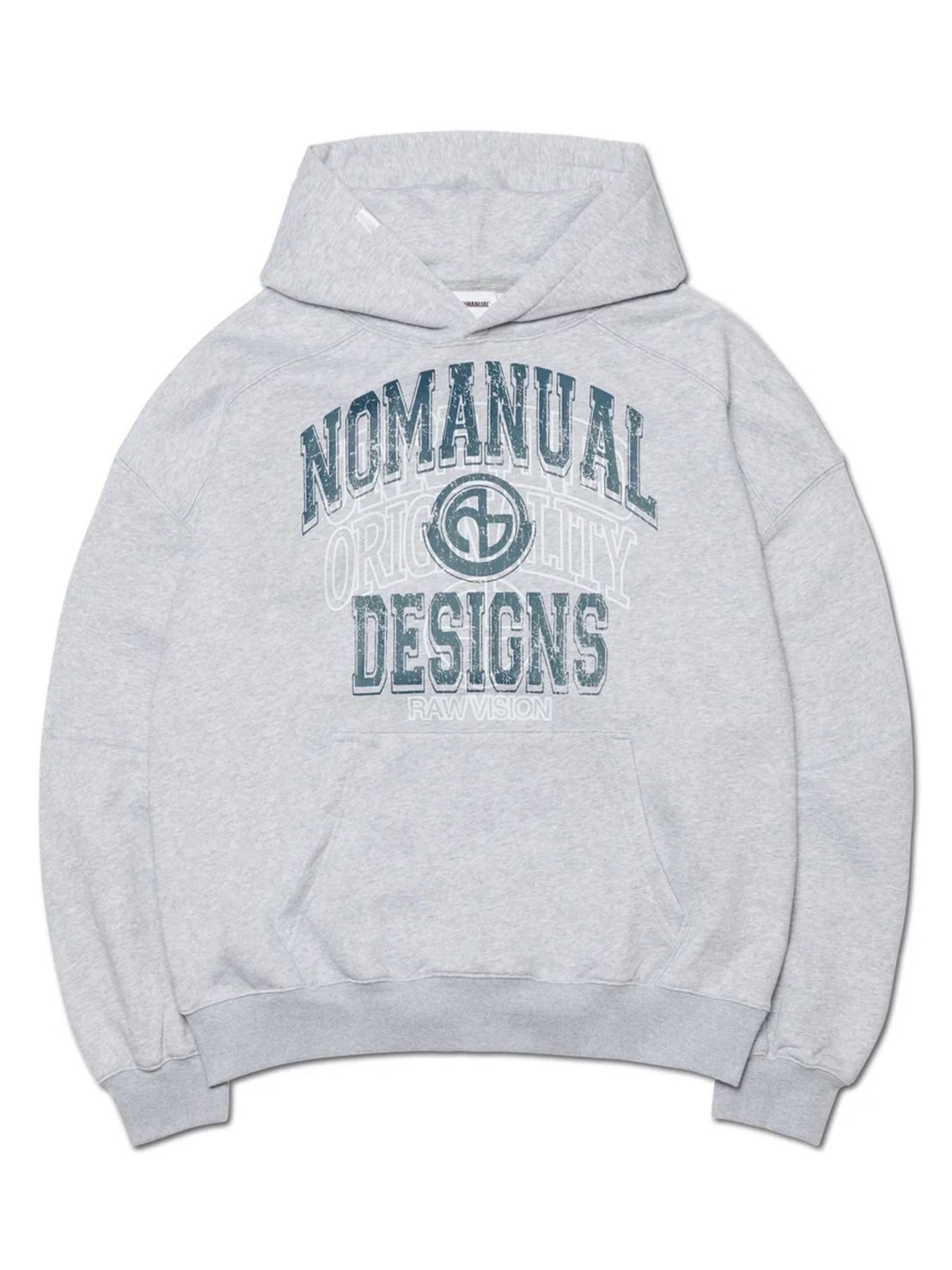 【NOMANUAL】LAYERED ARCH GRAPHIC HOODIE