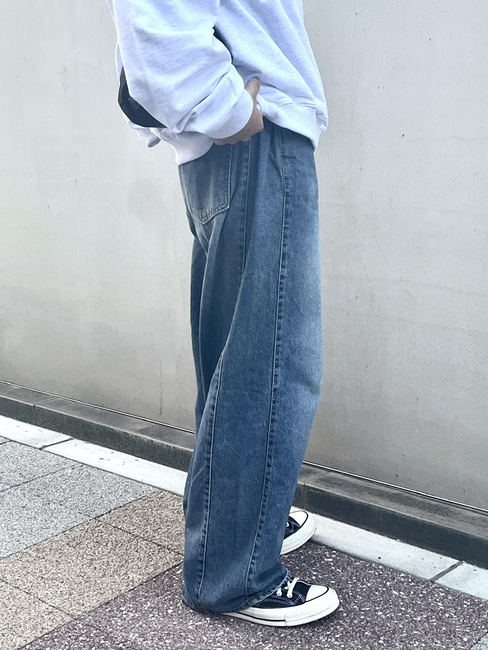 受注制【RENOL】denim wide pants (2color) | OUR BRAND,RENOL