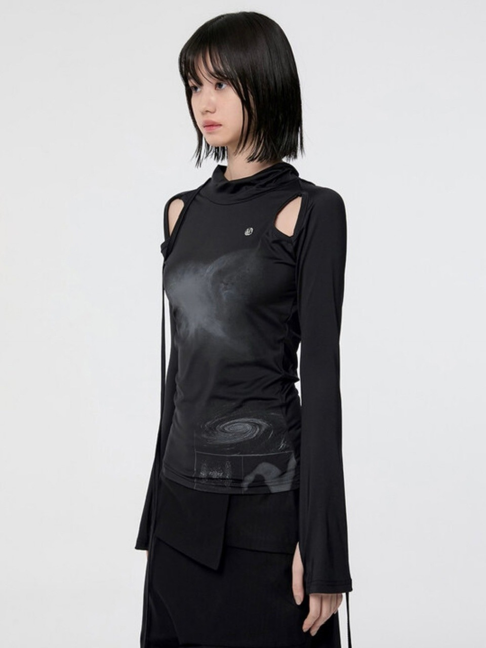 【FLARE UP】 Cut-out Turtleneck Long Sleeve (FL-112) /追跡付 FLAREUP】Cut-out Turtleneck Long Sleeve (FL-112) | OUR BRAND