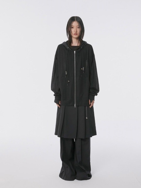 【FLARE UP】 Oversized 2-Hooded Zip Up /追跡付 FLAREUP】Oversized 2-Hooded Zip Up | OUR BRAND,FLAREUP