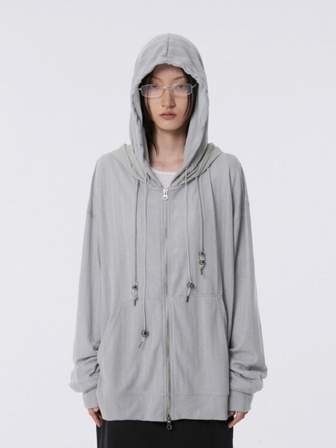 【FLARE UP】 Oversized 2-Hooded Zip Up /追跡付 FLAREUP】Oversized 2-Hooded Zip Up | OUR BRAND,FLAREUP