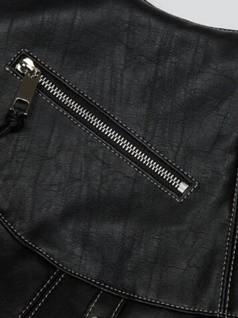 5/19再入荷【NOT KNOWING】HALFMOON MOTO CROSS BAG(POLYURETANE