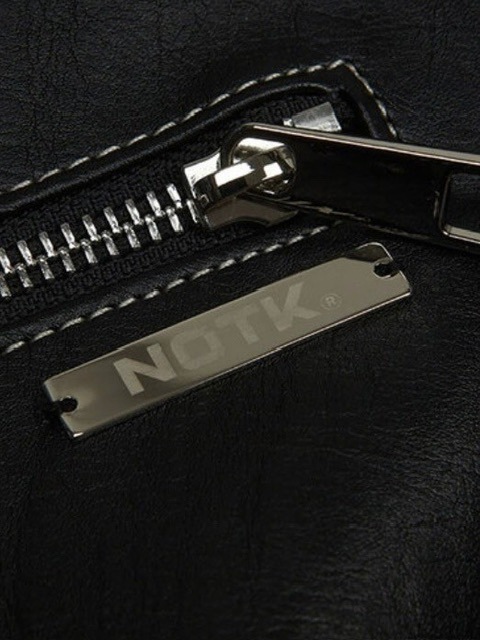 5/19再入荷【NOT KNOWING】HALFMOON MOTO CROSS BAG(POLYURETANE