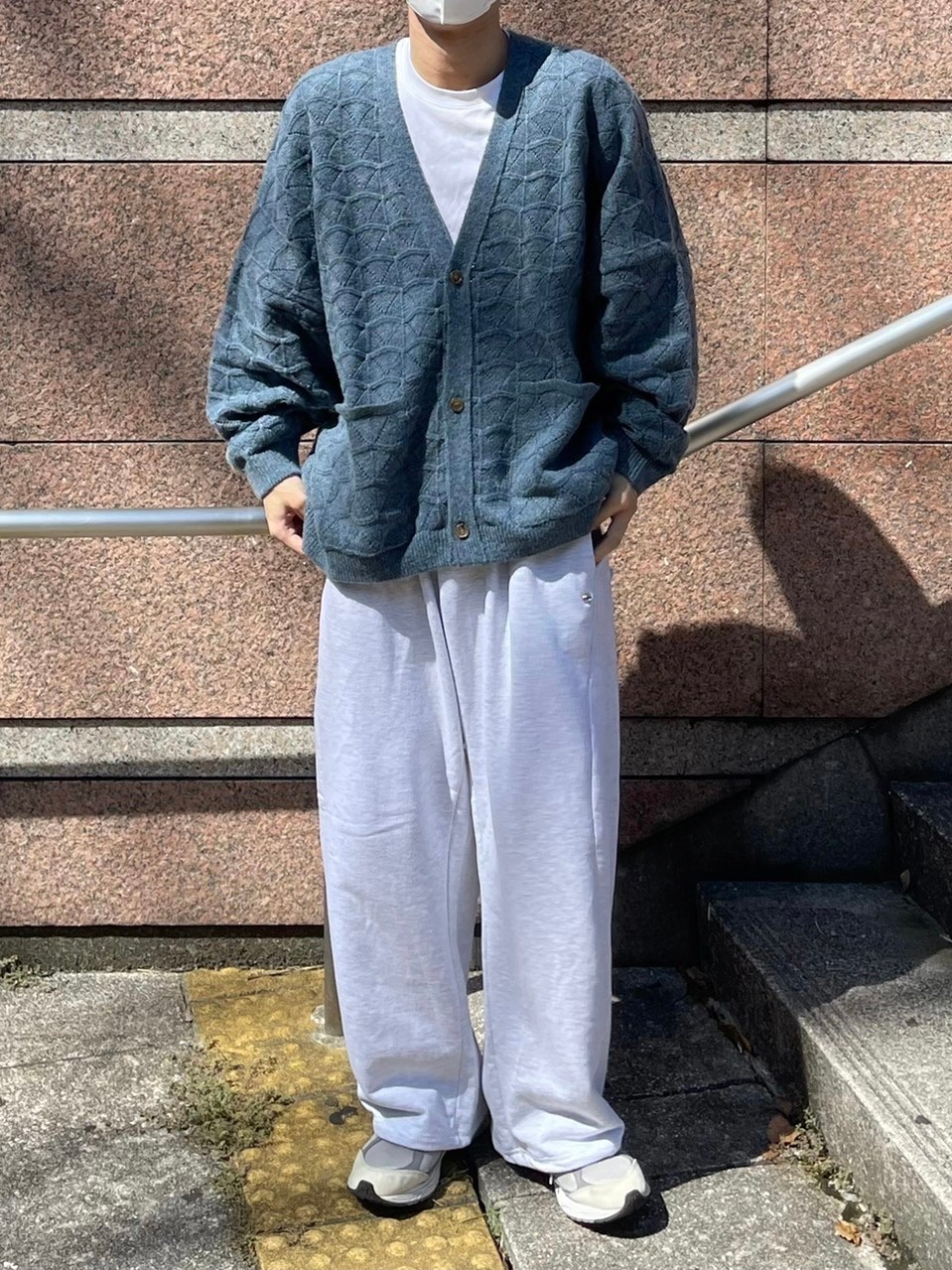 【Chikashitsu +】side button balloon sweat pants (3color)