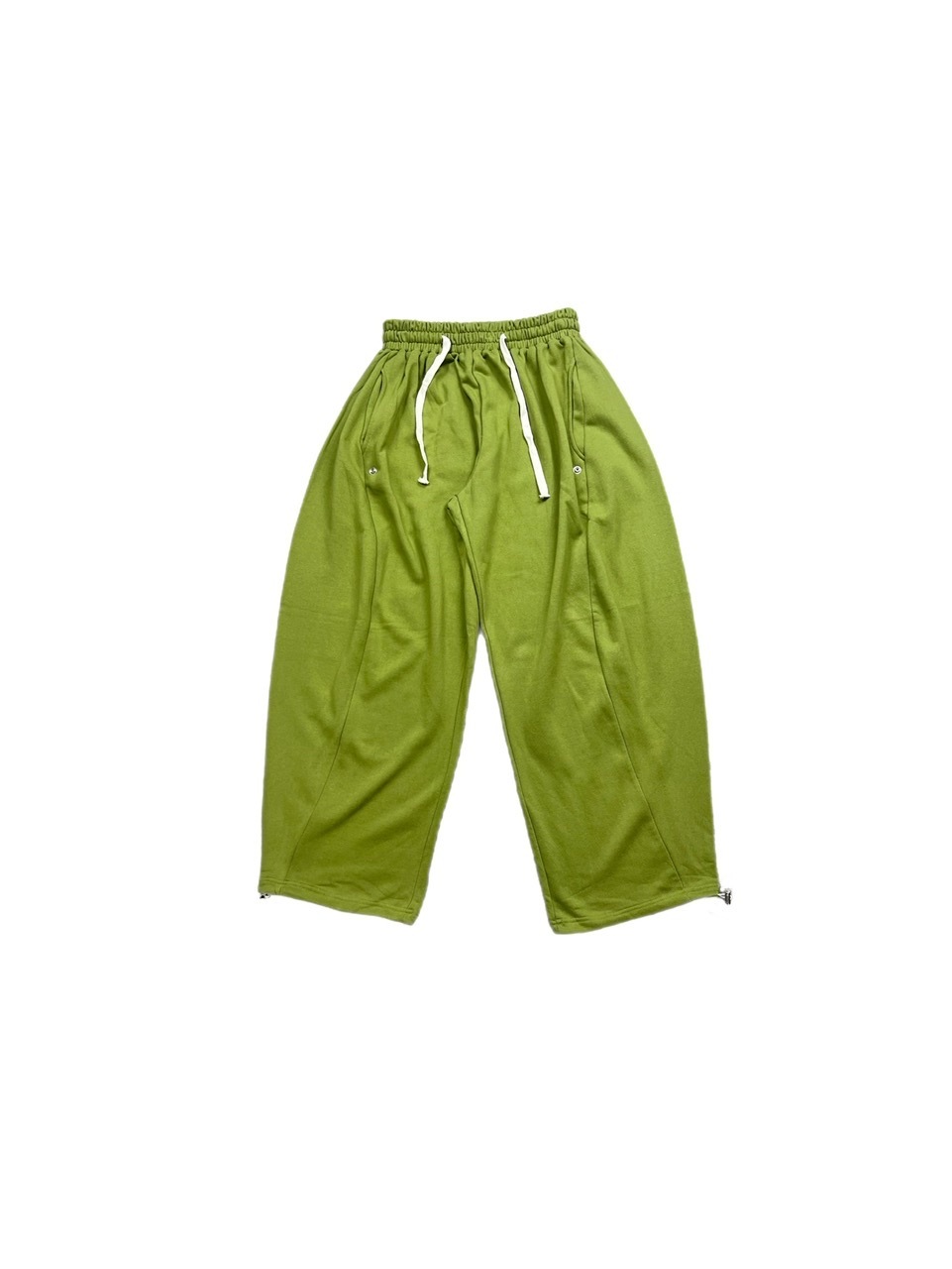 【YOURNUS】Side One Chuck Balloon Sweat Pants Chikashitsu +】side button balloon sweat pants (3color