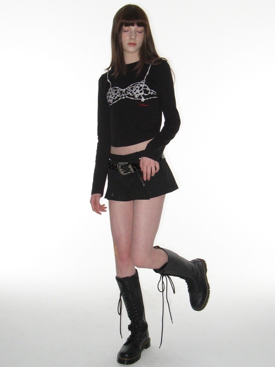 CRANK】LACE PLEATS MICRO PANTS | OUR BRAND,CRANK | PRESSING WEB SHOP