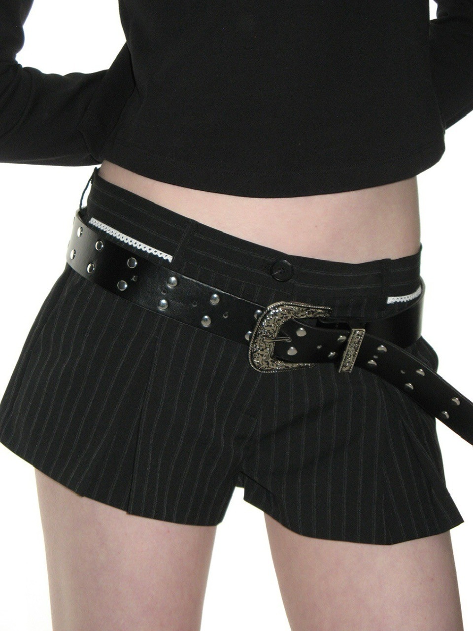 ★CRANK★LACE PLEATS MICRO PANTS_GREY★正規品/韓国直送料込 CRANK】LACE PLEATS MICRO PANTS | OUR BRAND,CRANK | PRESSING