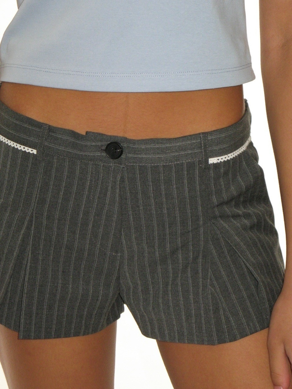 ★CRANK★LACE PLEATS MICRO PANTS_GREY★正規品/韓国直送料込 CRANK】LACE PLEATS MICRO PANTS | OUR BRAND,CRANK | PRESSING