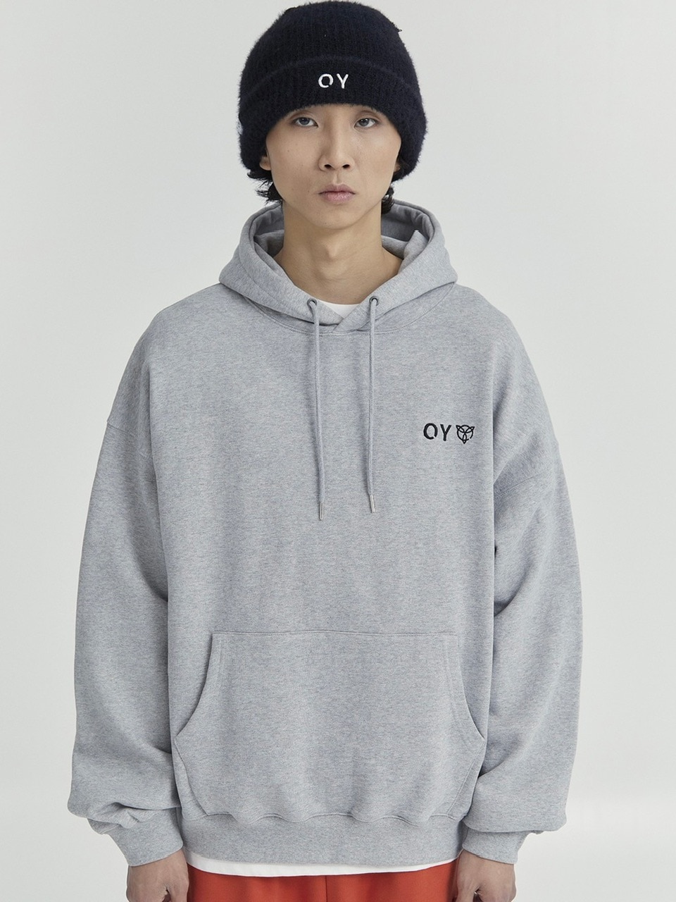 OY オーワイ　T.S.L CUTTING JACKET OY】LAYERED CUTTING LOGO HOODIE | OUR BRAND,OY | PRESSING