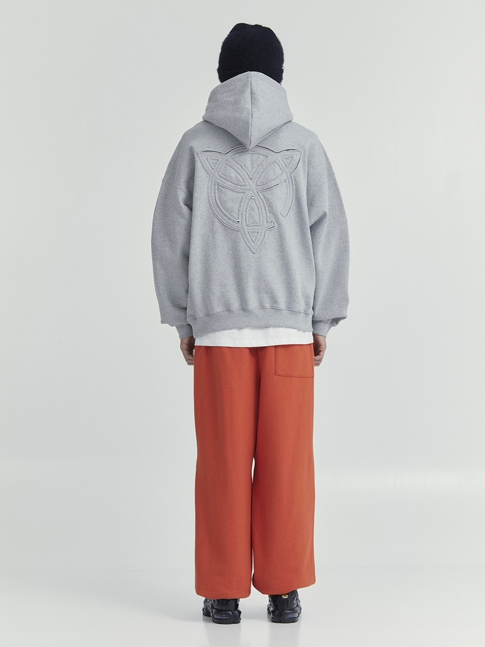 OY】LAYERED CUTTING LOGO HOODIE | OUR BRAND,OY | PRESSING