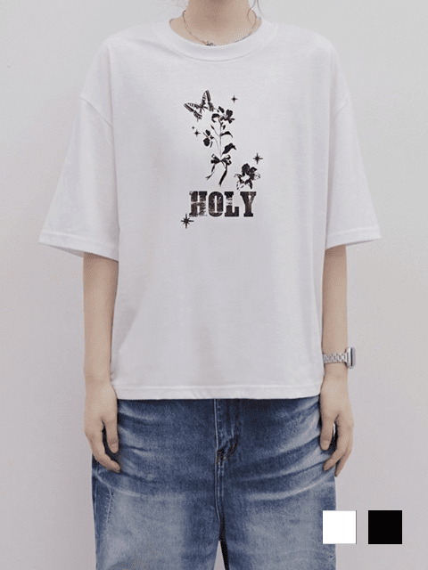 HOLY NUMBER 7】Graphics Archive Short Sleeve T-Shirt 11