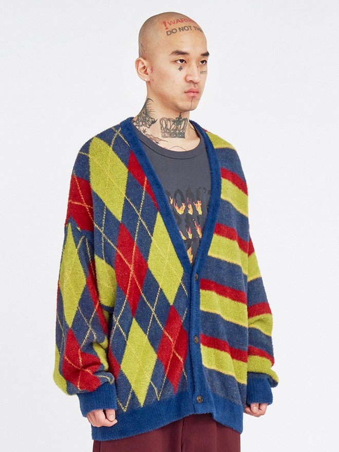 AMIRI ストライプカーディガン AMIRI(アミリ) カーディガン(メンズ) - 海外通販のBUYMA