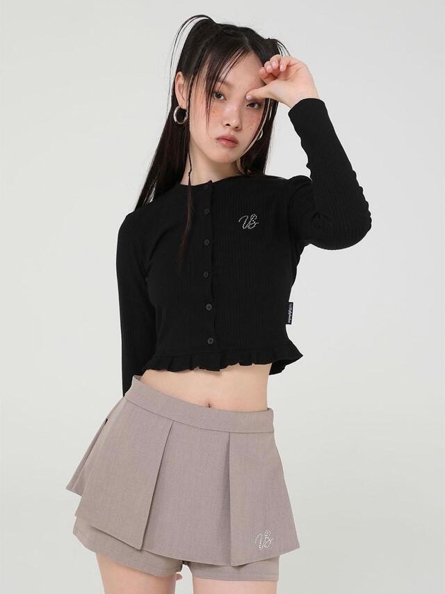 ワンピース TULIP PANTS SKIRTBLACK Uglyshadow】TULIP PANTS SKIRT | OUR BRAND,Uglyshadow
