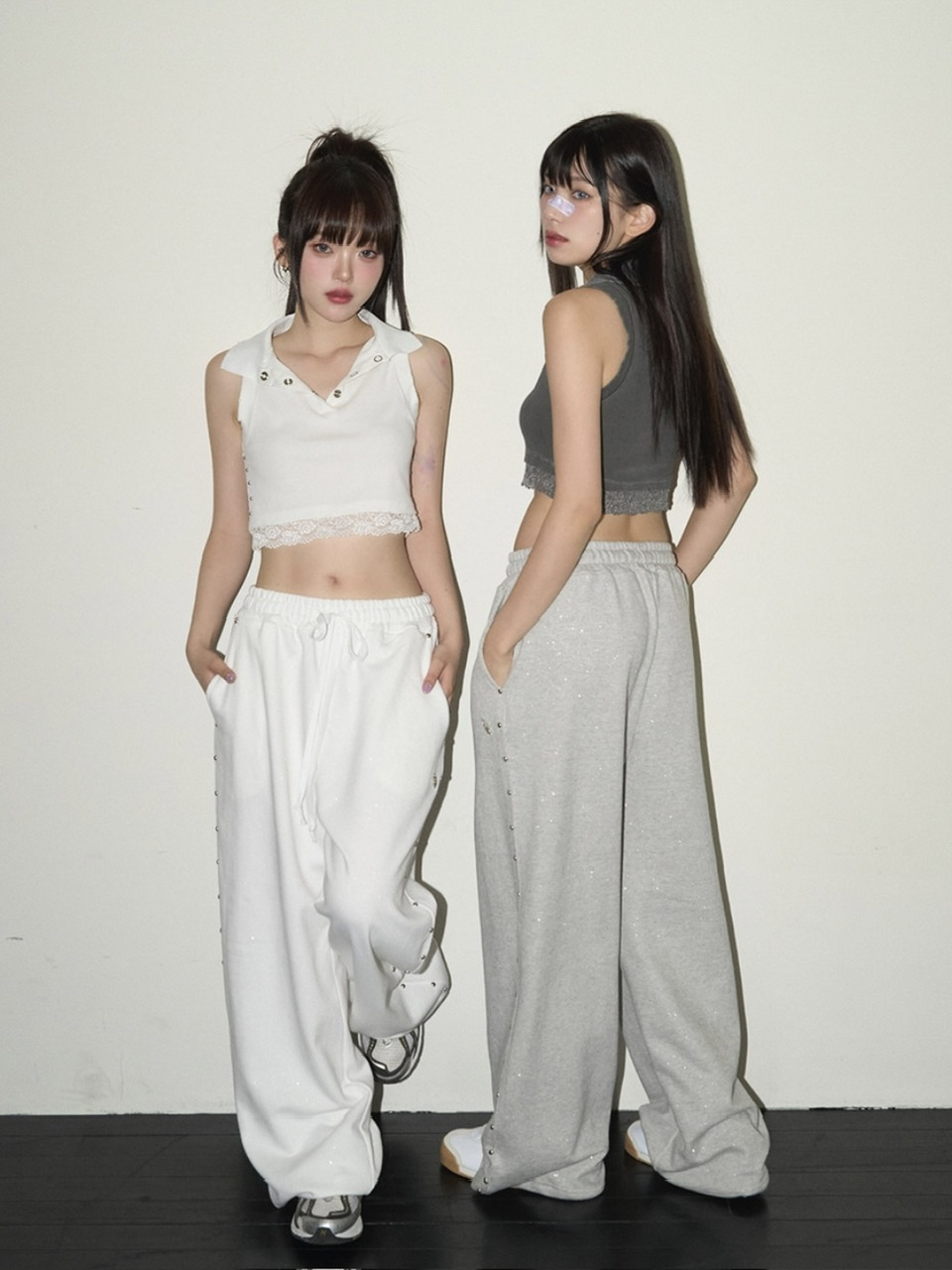 【CHERRYQUIRI】stud twinkle jogger pt CHERRYQUIRI】stud twinkle jogger pt | OUR BRAND,CHERRYQUIRI