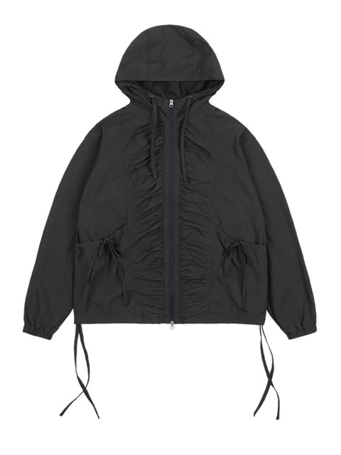 ジャケット NASTY FANCY CLUB RIBBON SHIRRING WINDBREAKER 4BFT627 FANCY CLUB】RIBBON SHIRRING WINDBREAKER | OUR BRAND,FANCY