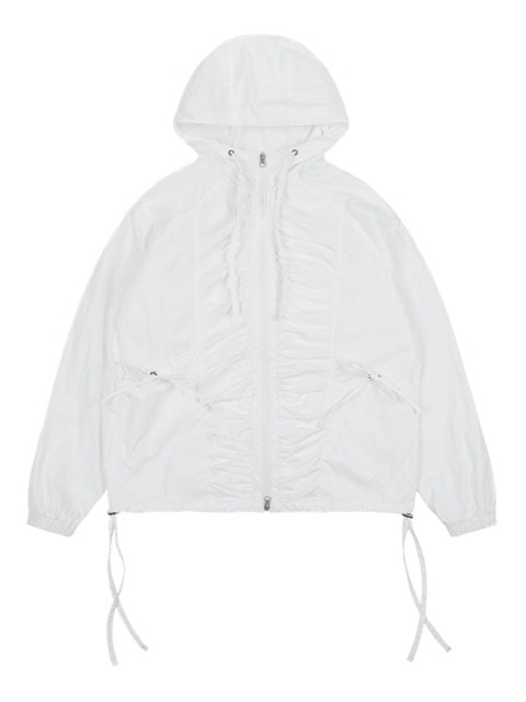 ジャケット NASTY FANCY CLUB RIBBON SHIRRING WINDBREAKER 4BFT627 FANCY CLUB】RIBBON SHIRRING WINDBREAKER | OUR BRAND,FANCY