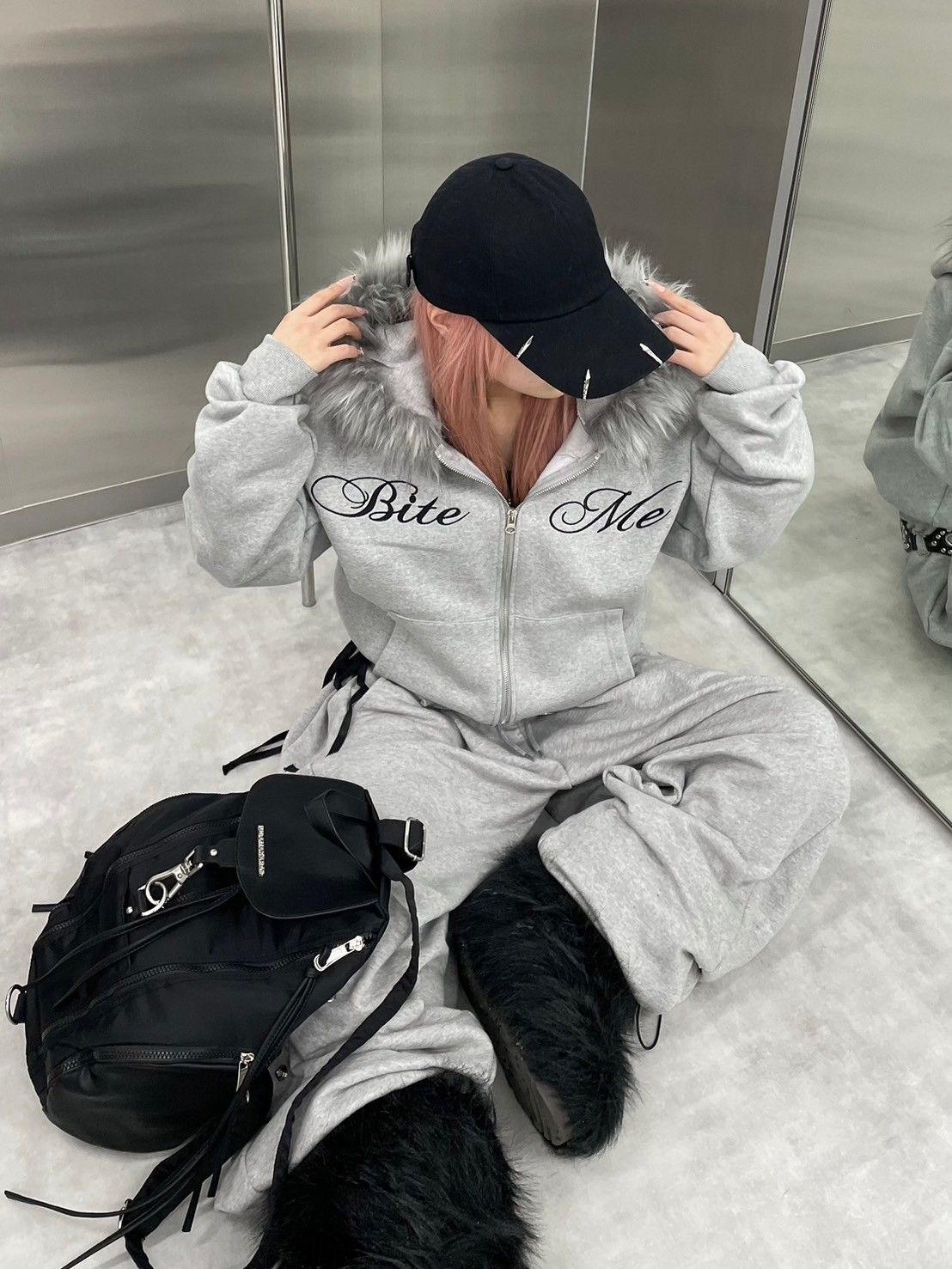 ae synctx half zip hoodie ファーフーディー ae synctx half zip hoodie ファーフーディー