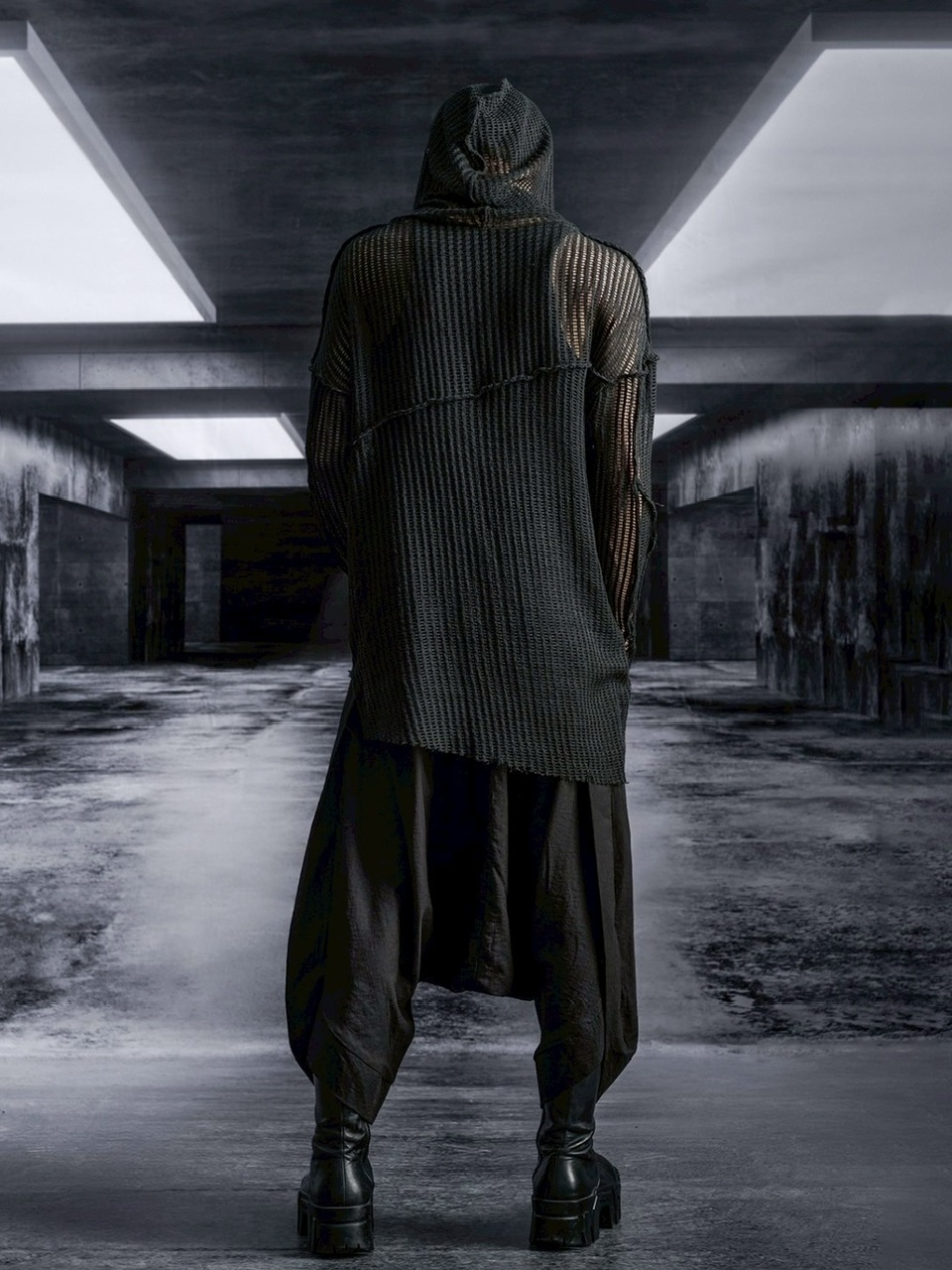 【RICH】Mesh Hoodie / 【リッチ】メッシュフードトップス