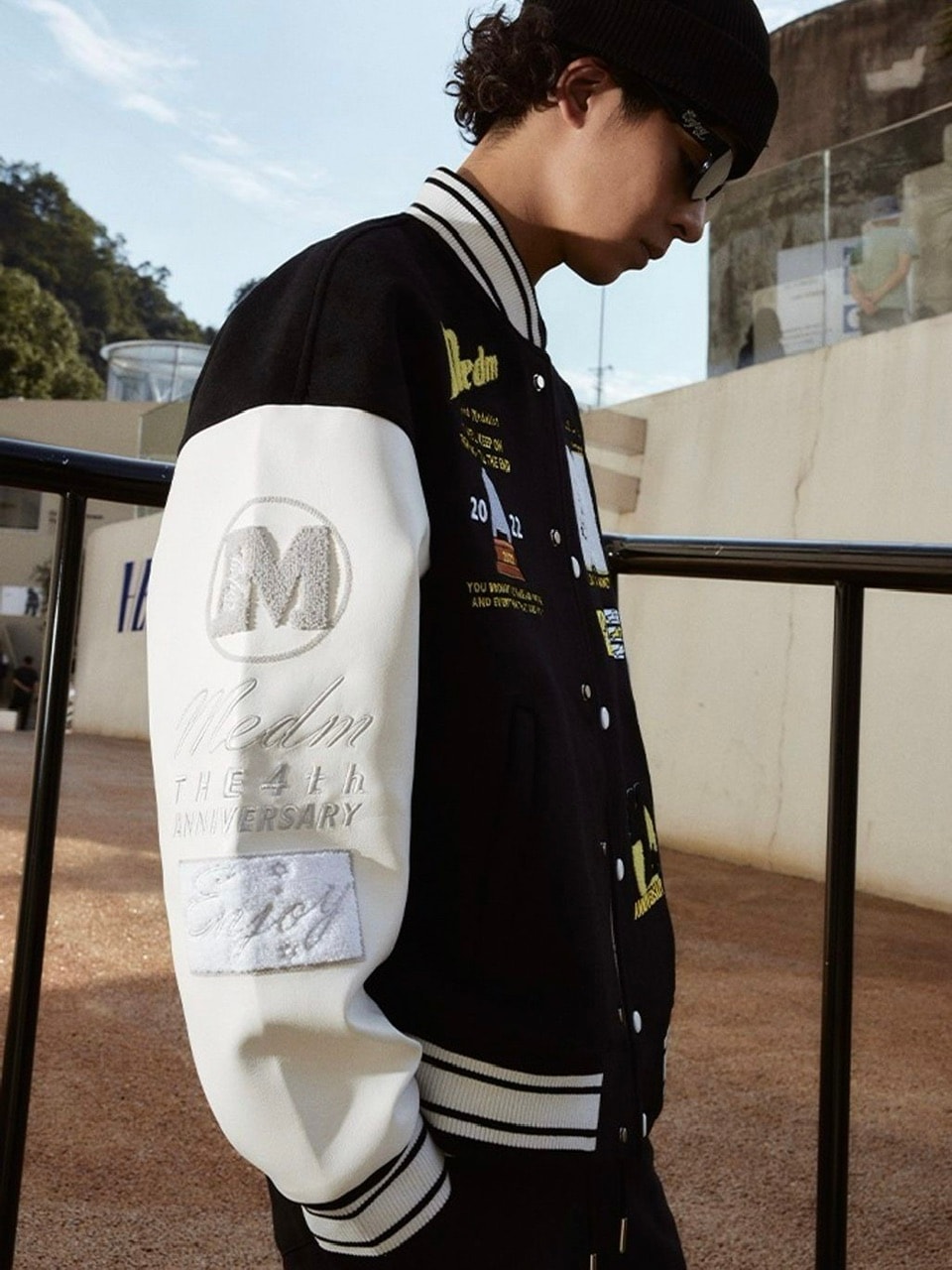 ジャケット・アウター MR.ENJOY DA MONEY Bone Baseball Jacket MR.ENJOY DA MONEY(ミスター・エンジョイ・ダ・マネー)商品