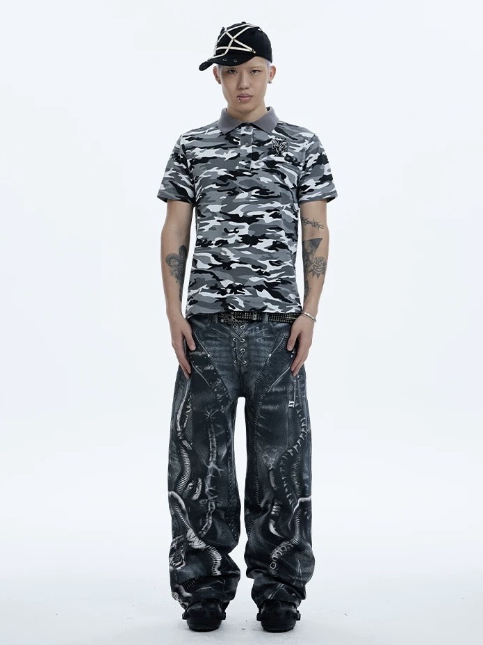 DND4DES】ALIEN VENOM PRINTED PANTS | OUR BRAND,DND4DES | PRESSING