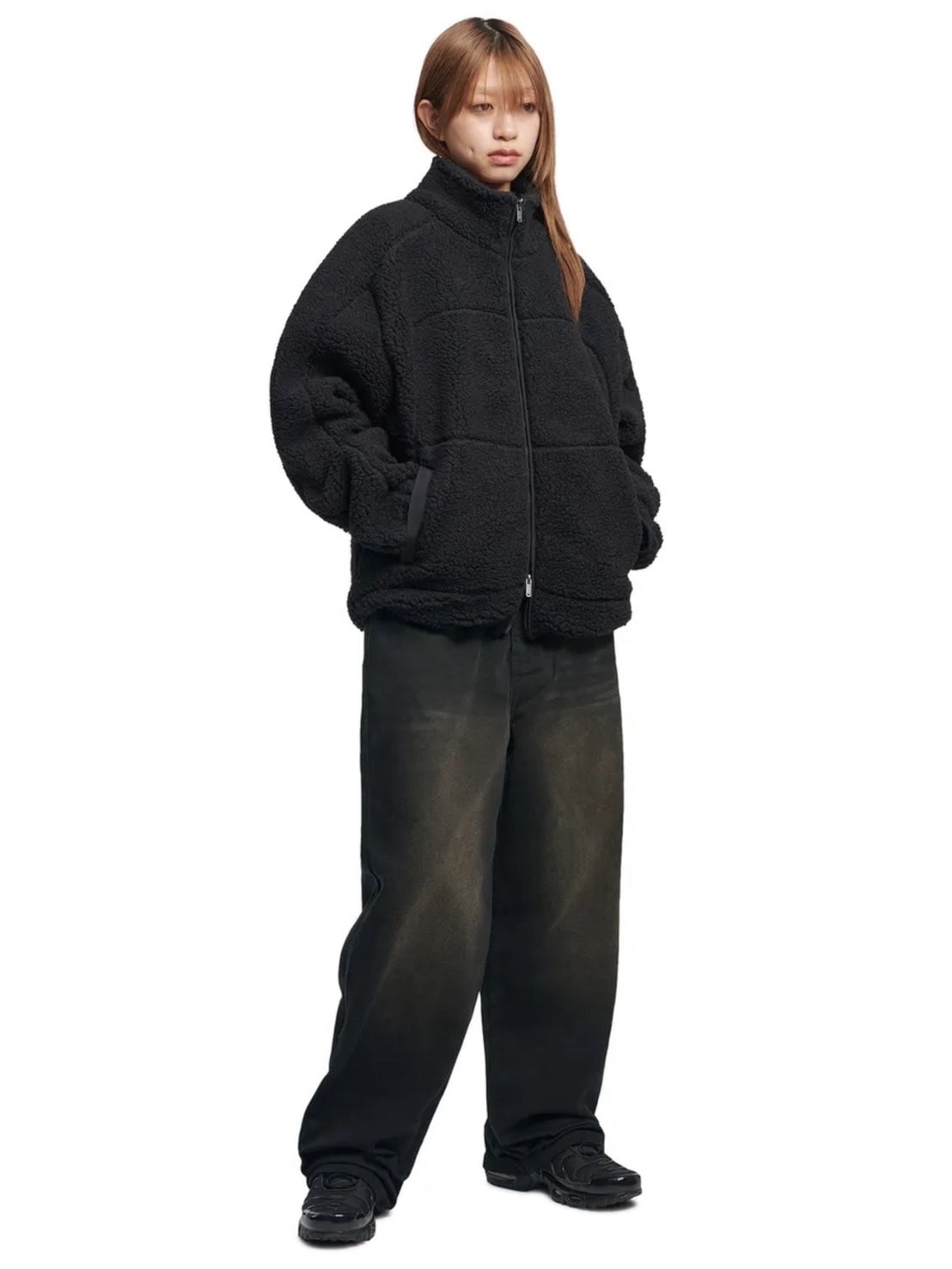 【NOMANUAL】TRACE SHERPA FLEECE JACKET